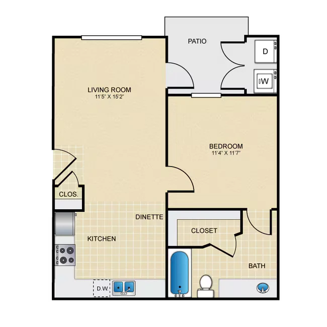 The El Paso 1638 floor plan